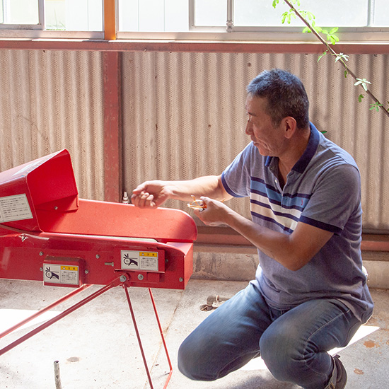 身振り手振りを交えての説明