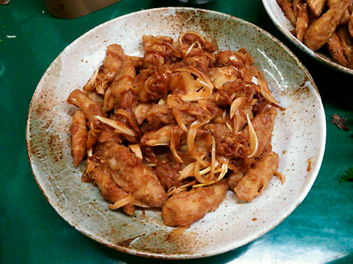 マコモタケを使った料理