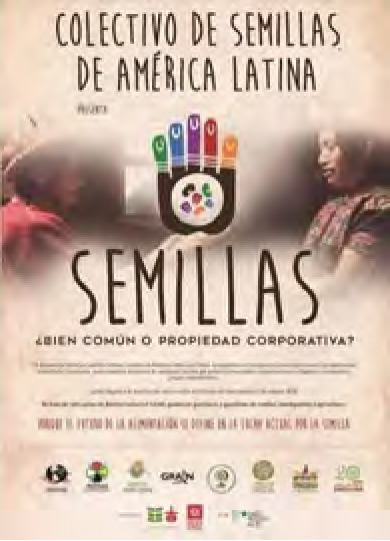 「種子 ー みんなのもの？それとも企業の所有物？」チラシ