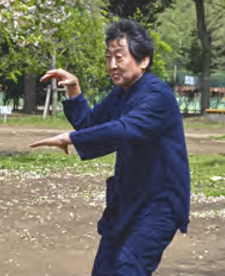 太極拳の様子